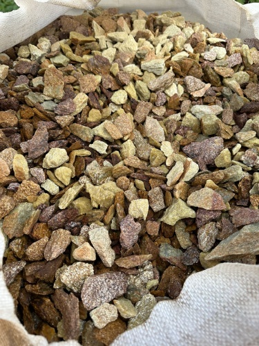 Златолит персиковый декоративная каменная крошка купить в Кунгуре