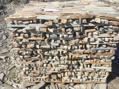 Горбушка златолит золотистый для облицовки купить в Кунгуре