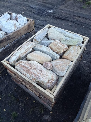 Златолит жёлтый, жёлто-зелёный глыбки и валуны для ланшафтного дизайна купить в Кунгуре