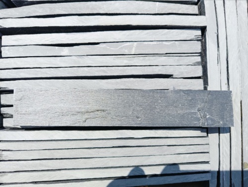 Плитка чёрная из натурального камня фасадная 30 см * 5 см, толщина 7 мм -30 мм купить в Кунгуре